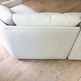 70s Time Capsule White Sectional Sofa