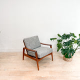 Arnel Wahl Iversen Lounge Chair - New Grey Upholstery