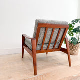 Arnel Wahl Iversen Lounge Chair - New Grey Upholstery