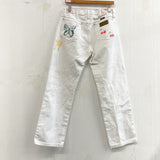 Doodles On Vintage White Wranglers