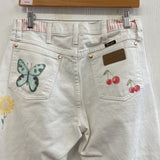 Doodles On Vintage White Wranglers