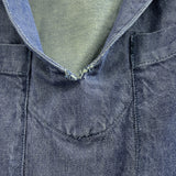 60s French Navy Denim Pullover