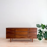 Mid Century Low Dresser w/ Tapered Legs