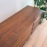 Mid Century Low Dresser w/ Tapered Legs