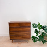 Mid Century Highboy Dresser w/ Tapered Legs