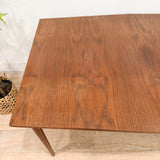 Mid Century Walnut Dining Table w/ 1 Leaf
