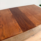 Mid Century Walnut Dining Table w/ 1 Leaf