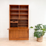 Vintage Hundevad Walnut Hutch/Secretary