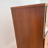 Mid Century 4 Drawer Highboy Dresser