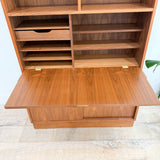 Vintage Hundevad Walnut Hutch/Secretary