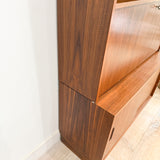 Vintage Hundevad Walnut Hutch/Secretary