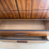 Mid Century 4 Drawer Highboy Dresser