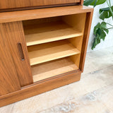 Vintage Hundevad Walnut Hutch/Secretary