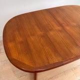 Danish Teak Dining Table by Valentinsen - 2 Leaves