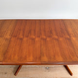 Danish Teak Dining Table by Valentinsen - 2 Leaves
