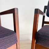 Pair of Jens Risom Occasional Chairs - Purple