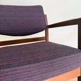 Pair of Jens Risom Occasional Chairs - Purple