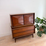 Mid Century United Highboy Dresser