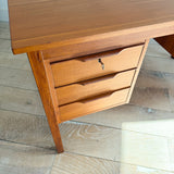 Danish Teak Desk by Bent Silberg