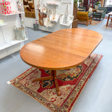 Danish Teak Dining Table w/ 2 Leaves