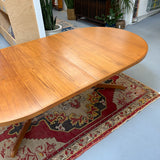 Danish Teak Dining Table w/ 2 Leaves