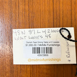 Danish Teak Dining Table w/ 2 Leaves