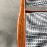 Pair of Teak Chairs w/ New Upholstery