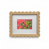 Original Painting 4x6 "Leaves In Pink"