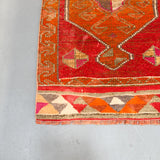 Turkish Runner - Orange/Red/Gry - 2'9x9'6