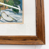 Pear Still Life - Framed Print - 15x19