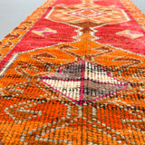 Turkish Runner - Orange/Red/Gry - 2'9x9'6