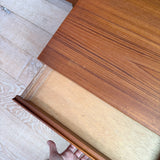 Danish Teak King Size Bed w/ Floating Nightstands