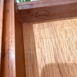 Danish Teak King Size Bed w/ Floating Nightstands