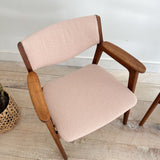 Pair of Gunlocke Occasional Chairs - Blush