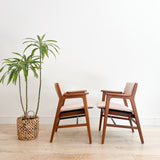 Pair of Gunlocke Occasional Chairs - Blush