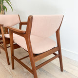 Pair of Gunlocke Occasional Chairs - Blush