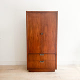 Walnut + Rosewood Stanley Wardrobe