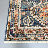 6'x9' Hand Woven Blue Rug