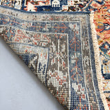 6'x9' Hand Woven Blue Rug