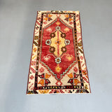 Vintage Turkish Red/Yel- 2'6x4'11