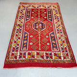 Vintage Turkish Rug 4'3x6'8