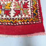 Vintage Turkish Rug 4'3x6'8