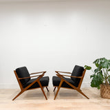 Pair of Poul Jensen Selig Z Chairs