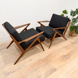 Pair of Poul Jensen Selig Z Chairs