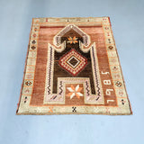 Vintage Turkish Rug 3'6x4'3 - 1985