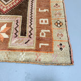 Vintage Turkish Rug 3'6x4'3 - 1985