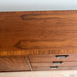 Walnut + Rosewood Stanley Low Dresser