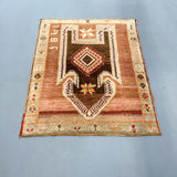 Vintage Turkish Rug 3'6x4'3 - 1985