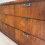 Walnut + Rosewood Stanley Low Dresser