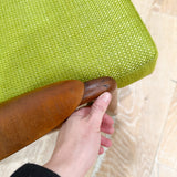Mid Century Lounge Chair - New Green Upholstery